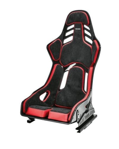 RECARO PODIUM CF Carbon M RE Alcantara schwarz / Leder rot