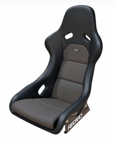 RECARO POLE POSITION CLASSIC LI/RE Leder / Stoff Hahnentritt grau BMW E30 Edition