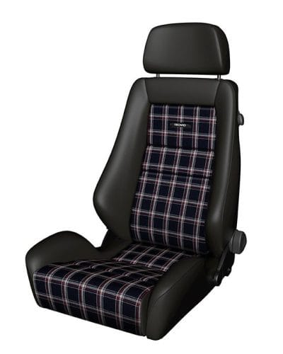 RECARO CLASSIC LX Leder/Stoff Karo