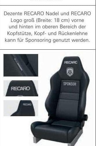 RECARO Stadionsitz Coaching Zone BASIC HZG