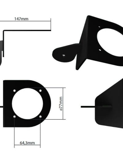 Frameco Joystickhalter rechts Prof1