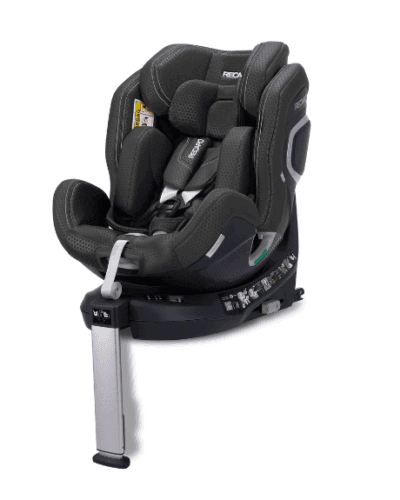 RECARO XENON 1 Stoff Fresh Black, Reboarder Kindersitz mitwachsend von Geburt bis ca 7 Jahren (40 - 125 cm)