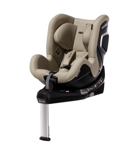 RECARO KINDERSITZ TORON 1 KID Stoff Elegant Beige, Reboarder mitwachsend von ca 3 Monate bis 4 Jahre